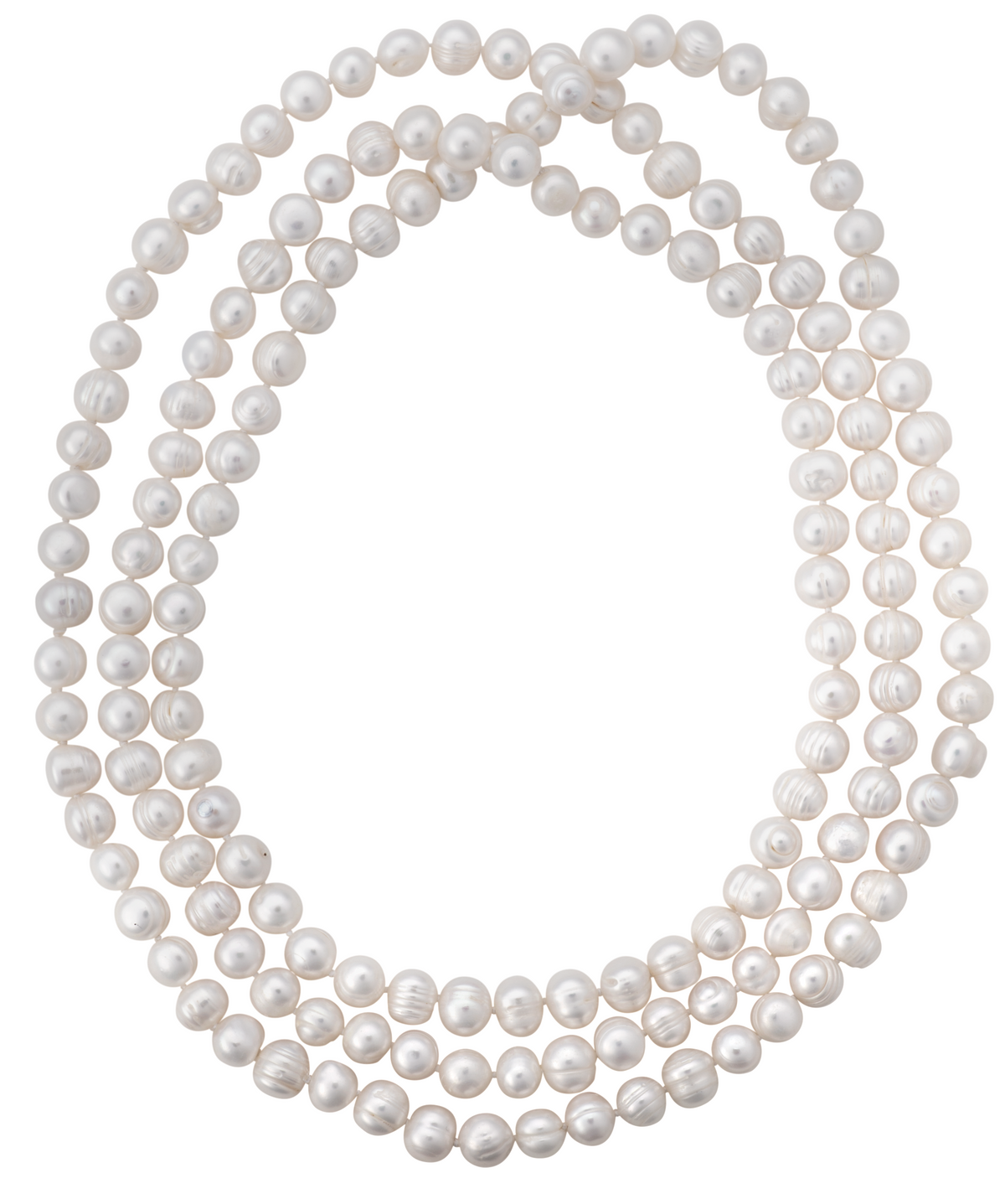 Extra-Long Perfect Pearl Necklace, 60"