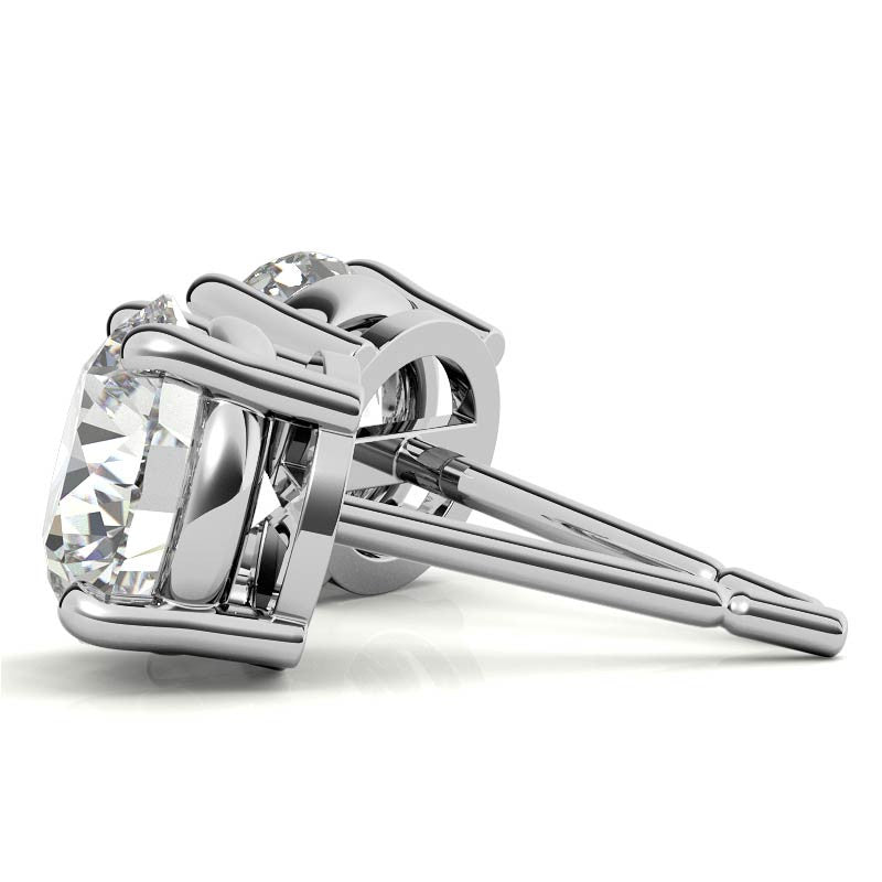 Lab-Grown Diamond Studs, 2.50 CTW, 14K Gold