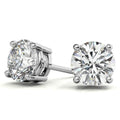 Lab-Grown Diamond Studs, 2.50 CTW, 14K Gold