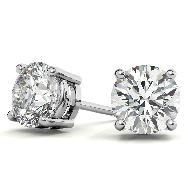 Lab-Grown Diamond Studs, 2.50 CTW, 14K Gold
